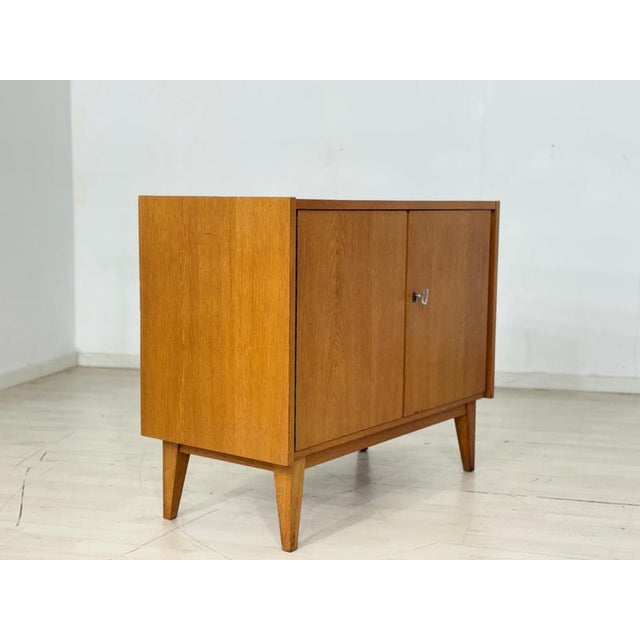 Vintage Chest of Drawers in Warm Oak, 1960s For Sale - Image 9 of 12