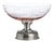Silver Fruit Bowl with Topaz Silver and Crystal For Sale