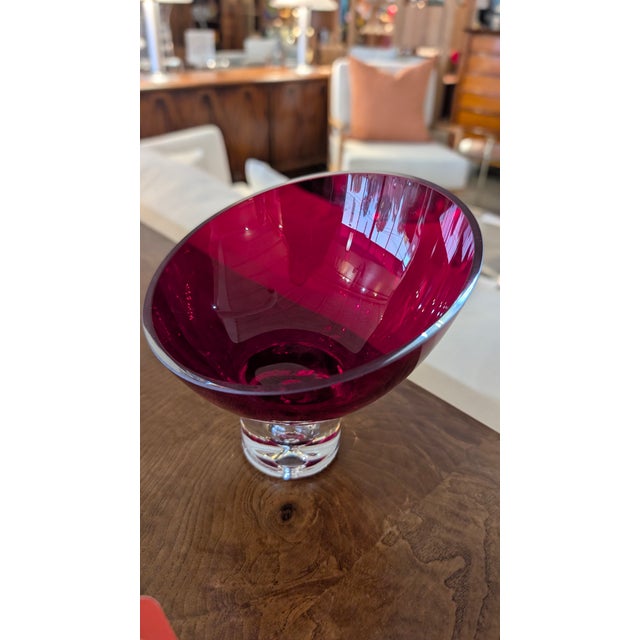 1970s Ruby Red Candy Dish For Sale - Image 13 of 14