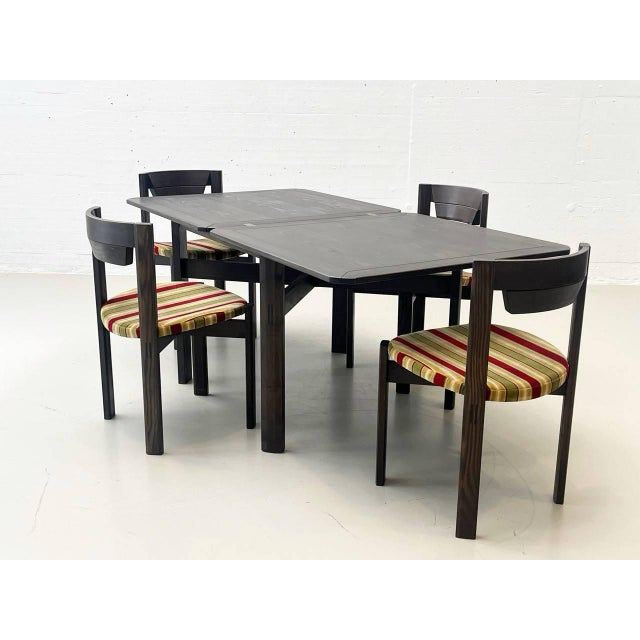Postmodern Table and Chairs by Girsberger, 1973s, Set of 5 For Sale - Image 3 of 18