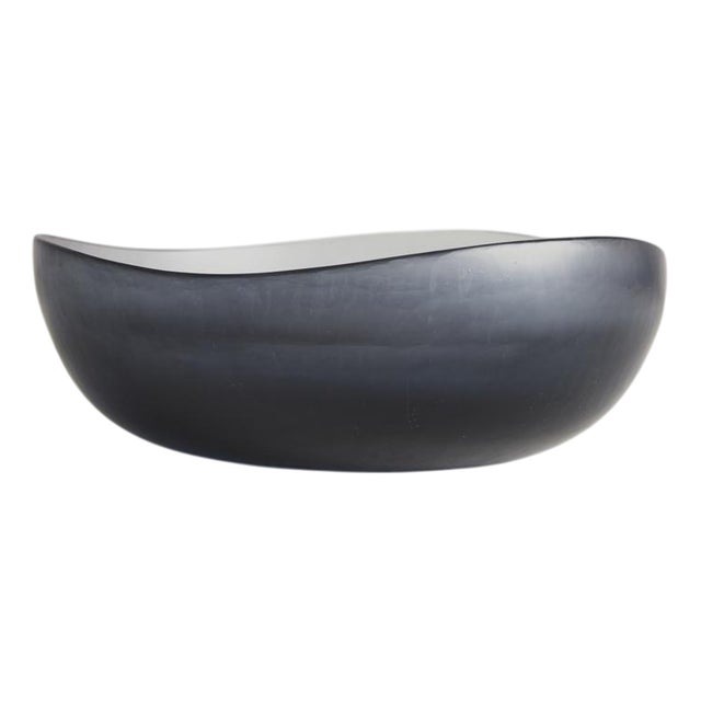 Wrought Glass Bowl by Tobia Scarpa for Venini, 1960s For Sale