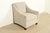 Bassett Furniture Baker Furniture Style Contemporary Upholstered Barrel Arm Lounge Chair For Sale - Image 4 of 14