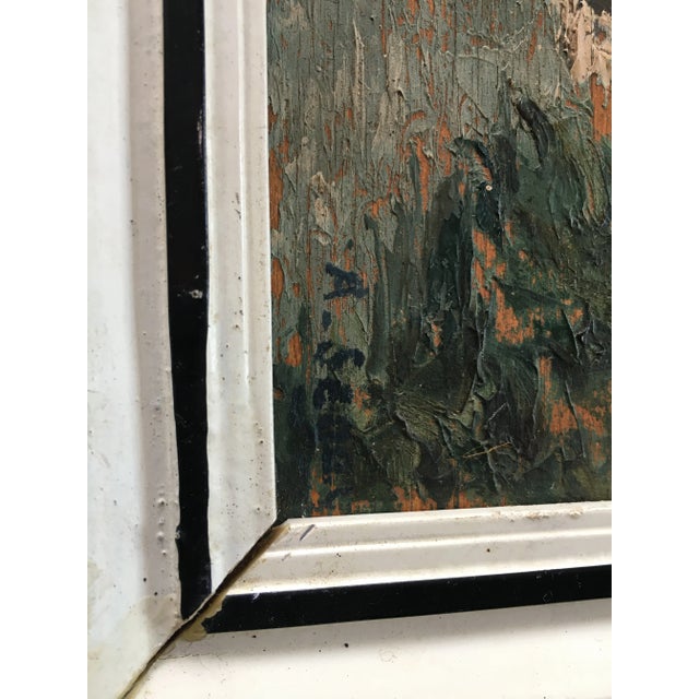 Oil Painting on Wood, Landscape, A. Sega For Sale - Image 4 of 11