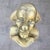 Vintage Solid Brass Clown Bust Sculpture Figure Wall Plaque 8" Heavy Circus 70s For Sale - Image 4 of 8