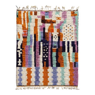 Colorful Berber Area Rug For Sale