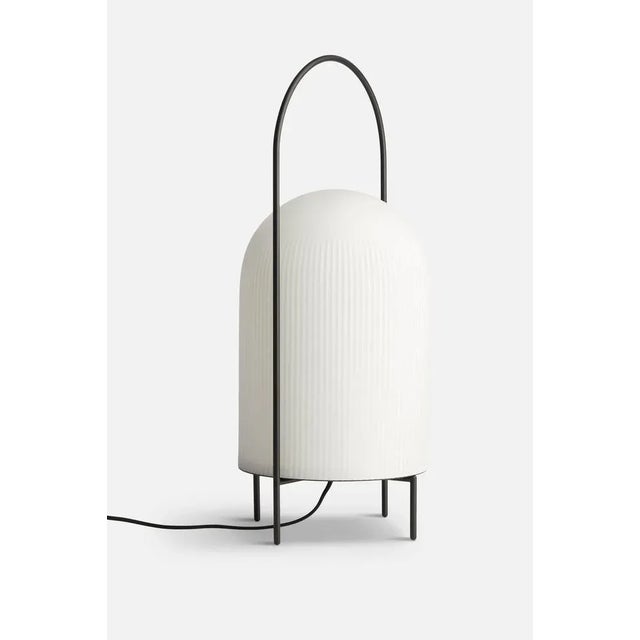 Ghost floor lamp by Studio Kowalewski Materials: metal, glass. Dimensions: D 24 x H 60 cm Up to 250V (Europe/UK Standard).