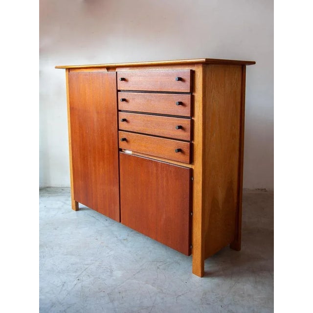 Danish Bar Sideboard in Teak, 1960s For Sale - Image 9 of 13
