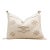White Mirage Silk Rug Lumbar Pillow For Sale