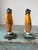 Mid 20th Century Pair of Vintage Cast Iron Bookend Fishermen Yellow Slickers - Or Doorstops For Sale - Image 5 of 8