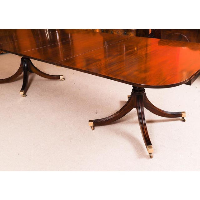 Vintage Regency Revival Dining Table by William Tillman, 1980s For Sale - Image 11 of 17