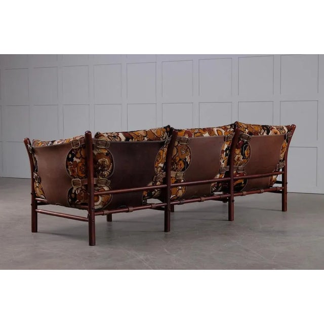 Three-Sea Sofa Model Ilona attributed to Arne Norell, ​​1970s For Sale - Image 6 of 11