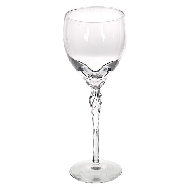 Lenox Late 20th Century Lenox Aria Lead Crystal Wine Glasses Set of 7 For Sale - Image 4 of 8