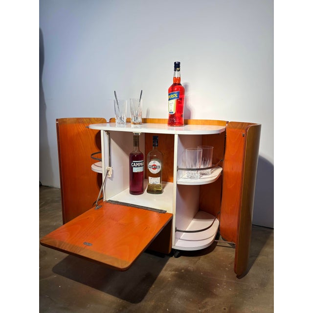 Living Room Dry Bar Cabinet attributed to Carlo De Carli for Fiarm, Italy, 1965 For Sale - Image 10 of 15