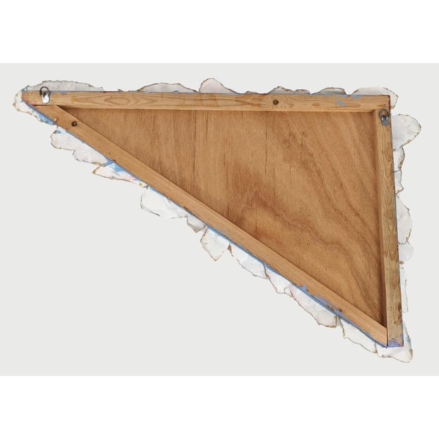 1980s Vintage Triptych Abstract Wall Art Sculpture Signed Daphne For Sale - Image 5 of 13