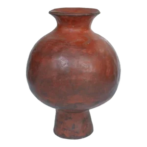Handbuilt Red Clay Vase