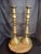 Metal Monumental 19" Antique Brass Synagogue Shabbat Candlesticks - 19th Century For Sale - Image 7 of 13