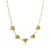 Bring a touch of fresh, vibrant color to your everyday jewelry with this olive-green natural peridot heart necklace....