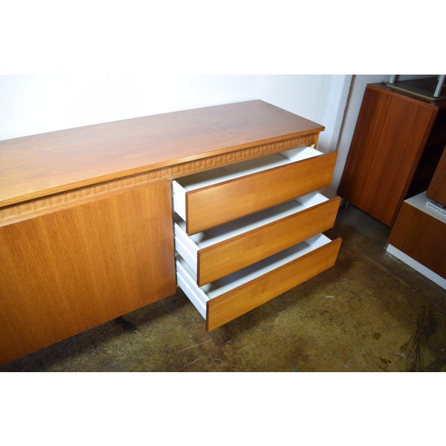 Wood Vintage Sideboard in Walnut, 1960s For Sale - Image 7 of 11