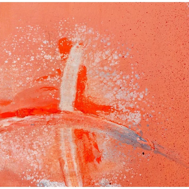 Contemporary Ron Ehrlich Expressionist Composition Mixed-Media Painting, 2001 For Sale - Image 3 of 6