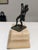 Metal Art Deco Bronze Dancer Figurine on Onyx Base For Sale - Image 7 of 7