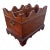 Vintage Georgian Style Chippendale Mahogany Cellerette Decanter Box For Sale