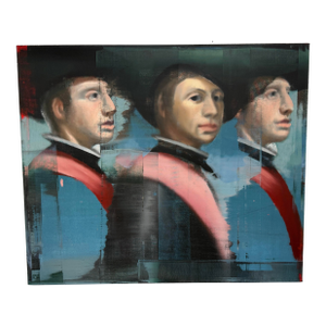 Philip Buller “Red Sash 2” Oil on Linen, Circa 2006