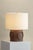 Textile Mitzi Davie 15.75 in. 1 Light Table Lamp in Aged Brass Finish For Sale - Image 7 of 12