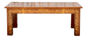 Dutch Colonial Marquetry Coffee Table