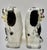 Staffordshire Staffordshire Flower Basket Spaniel Dogs, Pair, Black and White England 19th Century For Sale - Image 4 of 17
