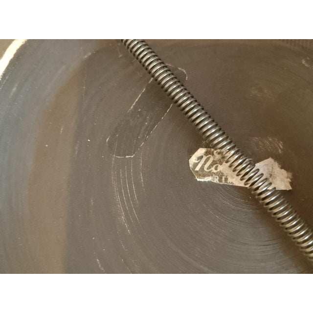 Blue Mid-Century Fat Lava Decorative Plates, San Marino, 1960s, Set of 2 For Sale - Image 8 of 9