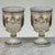 Ceramic Pair Antique Belgian Pêtre À Baudour Neoclassical Porcelain Hunt Scene Urns For Sale - Image 7 of 18