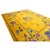1920s Bold Yellow Floral Modernist Antique Chinese Art Deco Knotted Rug Carpet For Sale - Image 9 of 9