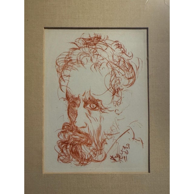 Salvador Dalí “Immortals of Art” Etchings – Set of 4 Framed Prints – Giltwood Frames – 20th Century Surrealism For Sale - Image 9 of 11