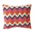 Multi-Colored Zig Zag Geométrica Cushion from Com Raiz For Sale