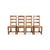 Vintage French Oak Chairs, 1950s, Set of 4 For Sale - Image 11 of 11