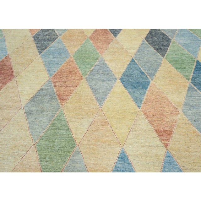 Turkish Oushak Rug 12'4" x 15'5" #18524 For Sale In Houston - Image 6 of 8