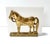 English Vintage Brass Horse Letter Holder Mail Rack Equestrian Desk Decor Perseverantia Omnia Vincit For Sale - Image 3 of 9
