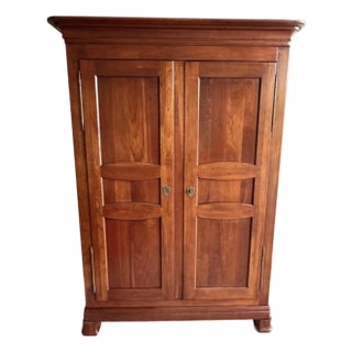 Henredon Regency Collection Solid Cherry Armoire For Sale