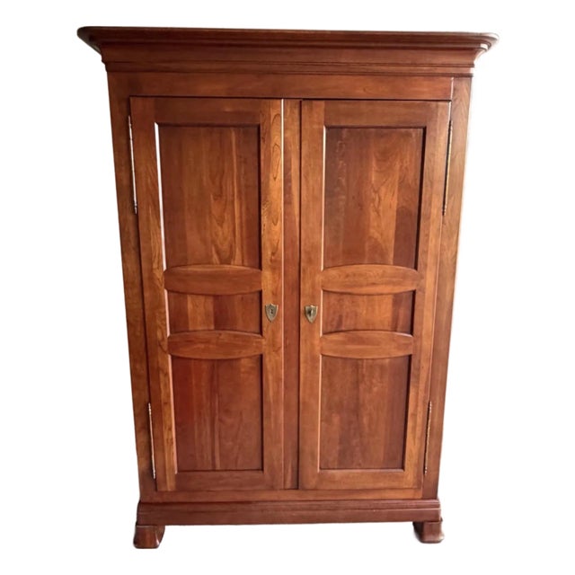 Henredon Regency Collection Solid Cherry Armoire For Sale