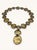 Gold Brutalist Gold Nugget Style Decorative Circular Chain For Sale - Image 8 of 14