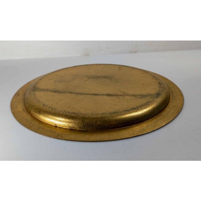 20th Century Tiffany Studios New York City Bronze Dore Charger Plate For Sale - Image 12 of 14