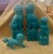 Chinese Early 20th Century Foo Dog Turquoise Collection - Set of 4 For Sale - Image 3 of 7