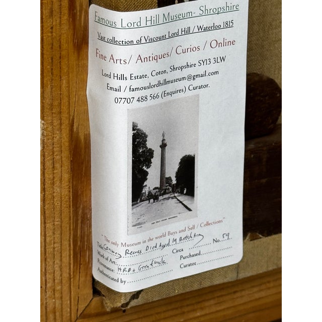 Victorian 19th Century Oil Painting Infantry Officer Second Lieutenant Aged 19 Best Looking Man in British Army For Sale - Image 3 of 12