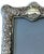 1980s 1980s Rococo Revival Silverplated Picture Frame With Floral Scrollwork and Crest Cartouche 10.75" × 8.5" for 5" × 7" Image For Sale - Image 5 of 13
