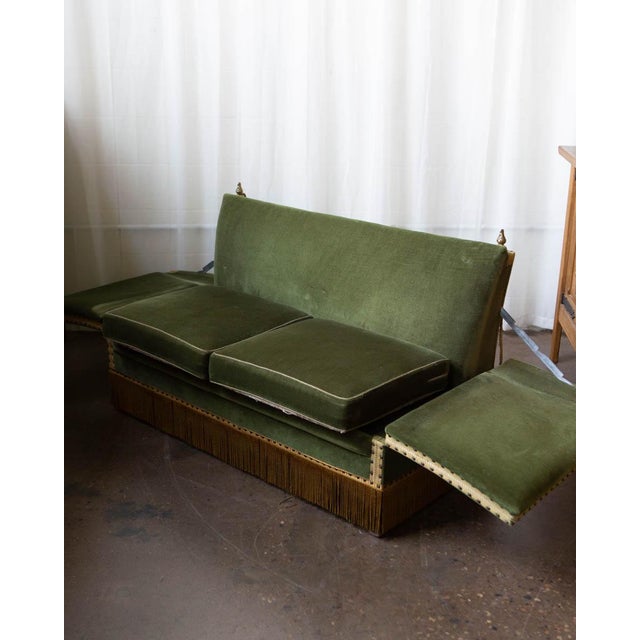 1940s Deco Style Scandinavian Mohair Sofa For Sale - Image 13 of 14