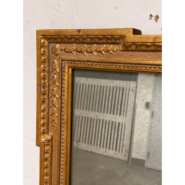 Wood Neoclassical Giltwood Wall Mirror, Antique For Sale - Image 7 of 12
