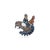 Caratandher Bird Motif Brooch Pendant in Opal, Ruby, Sapphire & Diamond – 5.35ct For Sale - Image 6 of 13