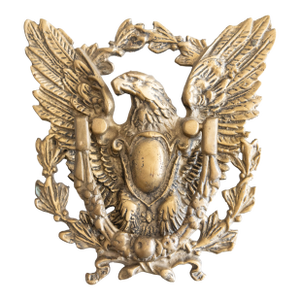 Antique Federal American Brass Eagle Door Knocker