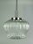 Mid-Century Space Age Ball Pendant Lamp in Bubble Glass & Chrome For Sale - Image 10 of 11