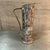 1960s Vintage Mexican Brass and Inlaid Abalone Shell Pitcher Mexico For Sale - Image 5 of 13